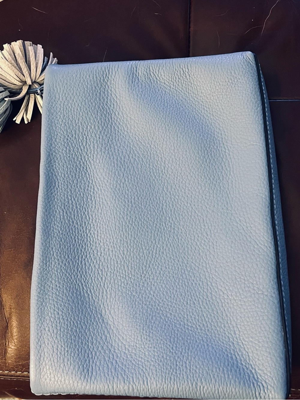Kate Spade blue clutch